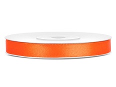 TASIEMKA satynowa 6mm Pomarańcz kod: TS6-005