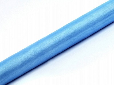 ORGANZA 0,36m x 9m Błękitna ORP-011