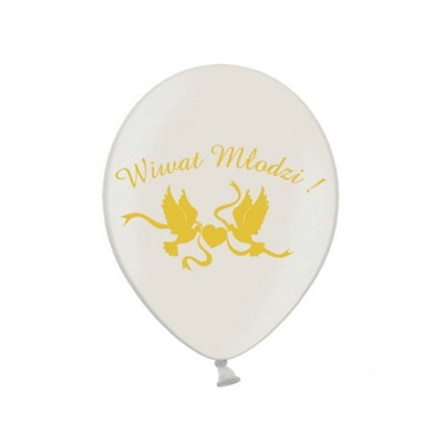 BALON - Wiwat Młodzi, Metallic White sb14m-218-008