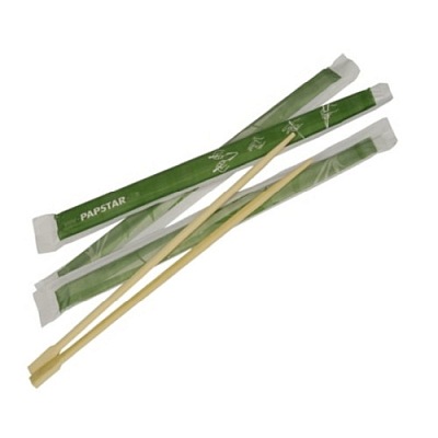 Pałeczki bambusowe pojedynczo pakowane 23cm 10019 50 sztuk