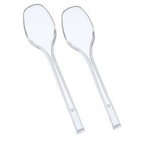 Łyżka wielorazowa - transparentna 50 sztuk