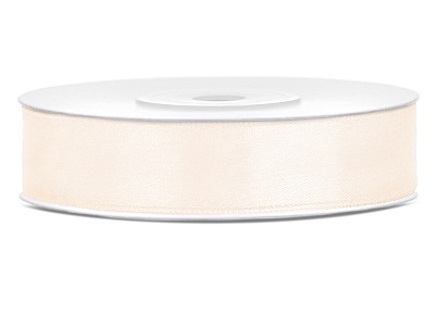 TASIEMKA satynowa 12mm Jasnokremowa kod: TS12-079J
