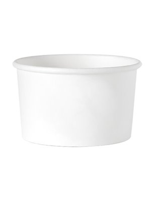 Miska papierowa do lodów biała 160 ml 42201 25 sztuk