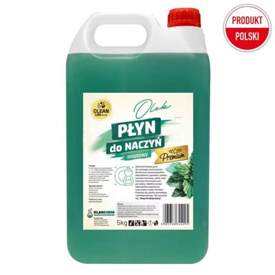 Płyn do mycia naczyń miętowy - Olek premium 5L