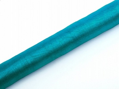 ORGANZA 0,36m x 9m Turkusowa ORP-083