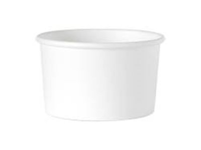 Miska papierowa - biała 130ml 25 sztuk