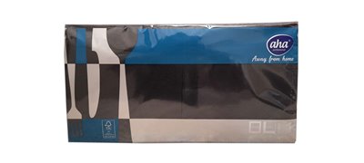 Serwetki AHA papierowe 33x33 2w kolor - czarny 250 sztuk