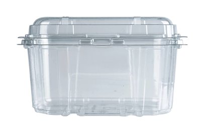 Pojemnik na owoce z przykrywką zawiasową F-501/CL-85  500 gr. 624 sztuk