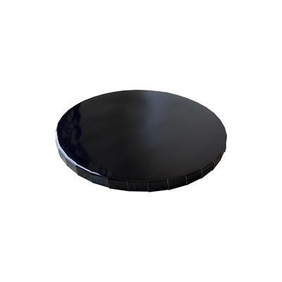 Podkład pod tort ze styroduru , kolor - czarny FI-25 cm 1 sztuka