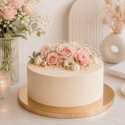 Podkład pod tort styrodur , kolor złoty 35 cm 1 sztuka