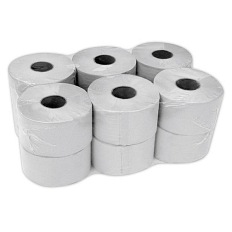 Papier toaletowy jumbo szary 12 sztuk
