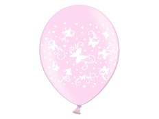 BALON - Motylki, Metallic Pink, 14-217-071