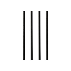 SŁOMKI PAPIEROWE 7MM/15CM CZARNE KOKTAJLOWE 87510 A'500