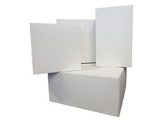 Pudełko cukiernicze klejone białe 25x25x12cm - RK2581 50 sztuk