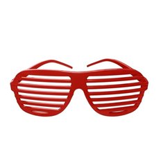 Okulary - żaluzje czerwone 53-68 1 sztuka