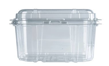 Pojemnik na owoce z przykrywką zawiasową F-501/CL-85  500 gr. 624 sztuk